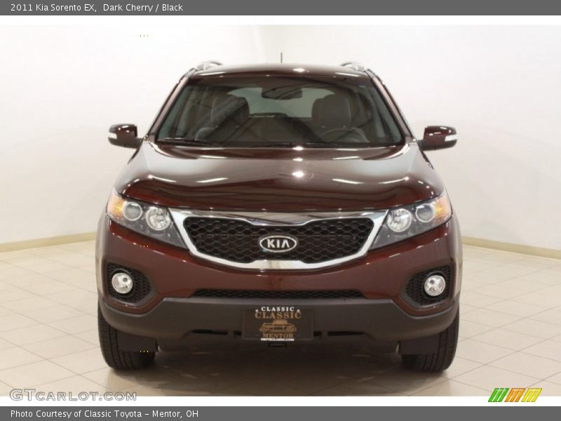 Dark Cherry / Black 2011 Kia Sorento EX