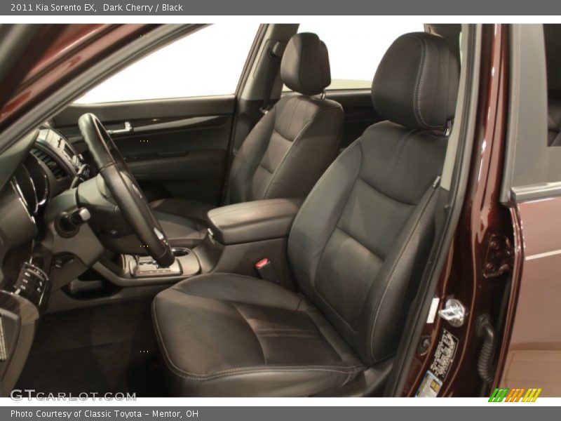 Dark Cherry / Black 2011 Kia Sorento EX