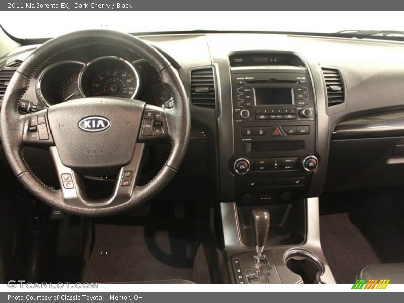 Dark Cherry / Black 2011 Kia Sorento EX