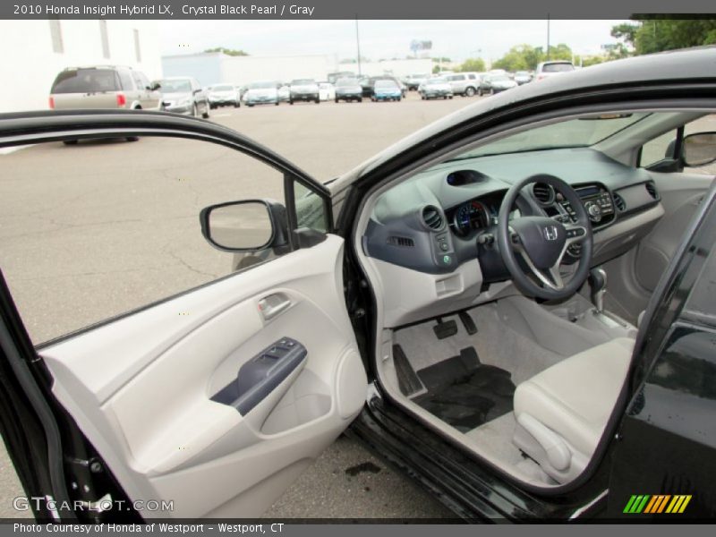 Crystal Black Pearl / Gray 2010 Honda Insight Hybrid LX