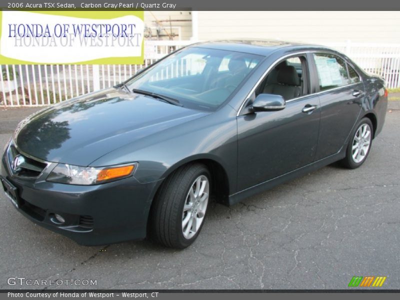 Carbon Gray Pearl / Quartz Gray 2006 Acura TSX Sedan