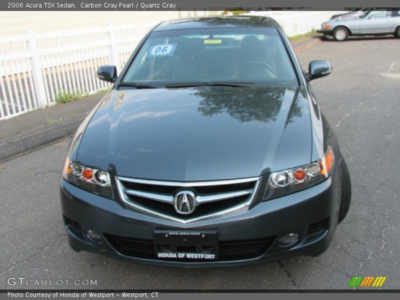 Carbon Gray Pearl / Quartz Gray 2006 Acura TSX Sedan