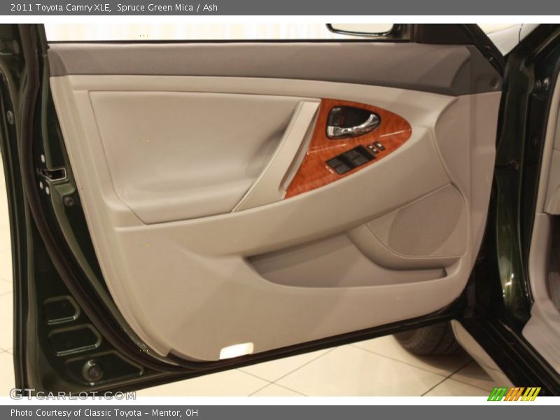 Spruce Green Mica / Ash 2011 Toyota Camry XLE