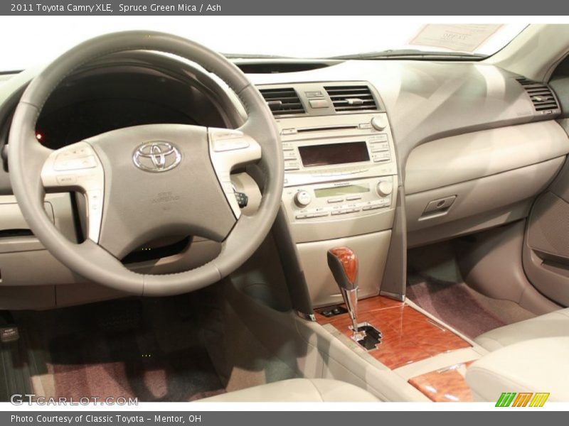 Spruce Green Mica / Ash 2011 Toyota Camry XLE