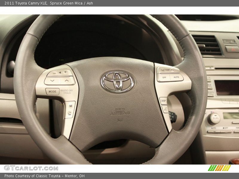 Spruce Green Mica / Ash 2011 Toyota Camry XLE