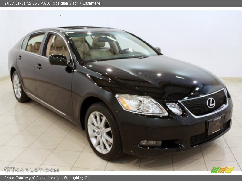 Obsidian Black / Cashmere 2007 Lexus GS 350 AWD