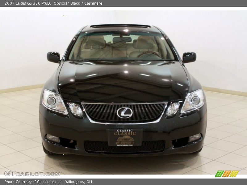 Obsidian Black / Cashmere 2007 Lexus GS 350 AWD