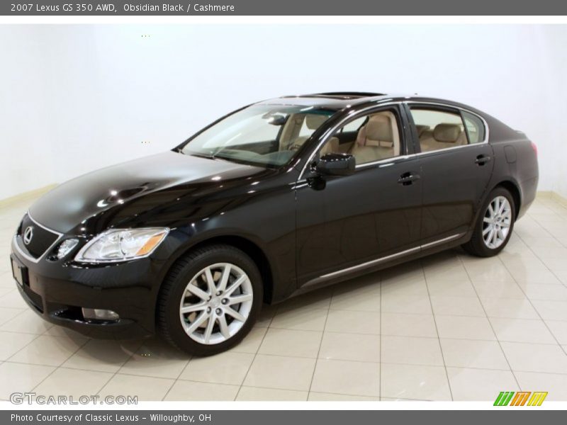 Obsidian Black / Cashmere 2007 Lexus GS 350 AWD