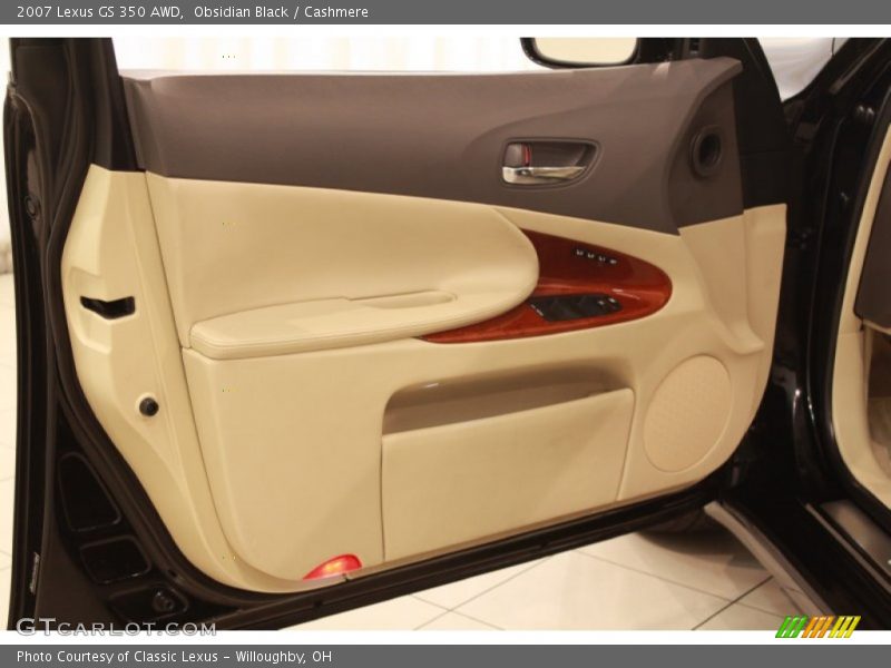 Obsidian Black / Cashmere 2007 Lexus GS 350 AWD