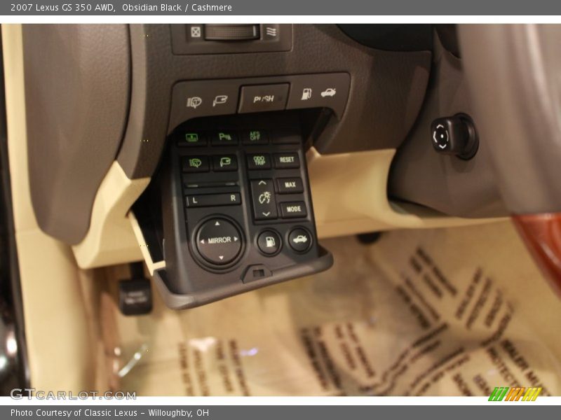 Obsidian Black / Cashmere 2007 Lexus GS 350 AWD