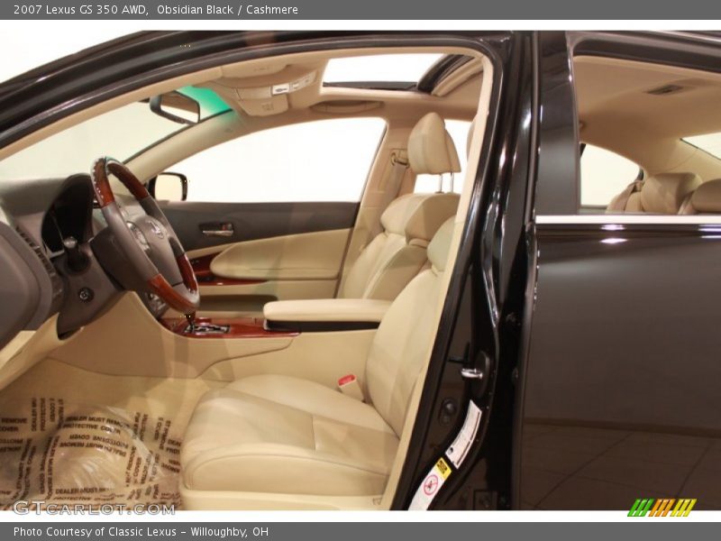 Obsidian Black / Cashmere 2007 Lexus GS 350 AWD