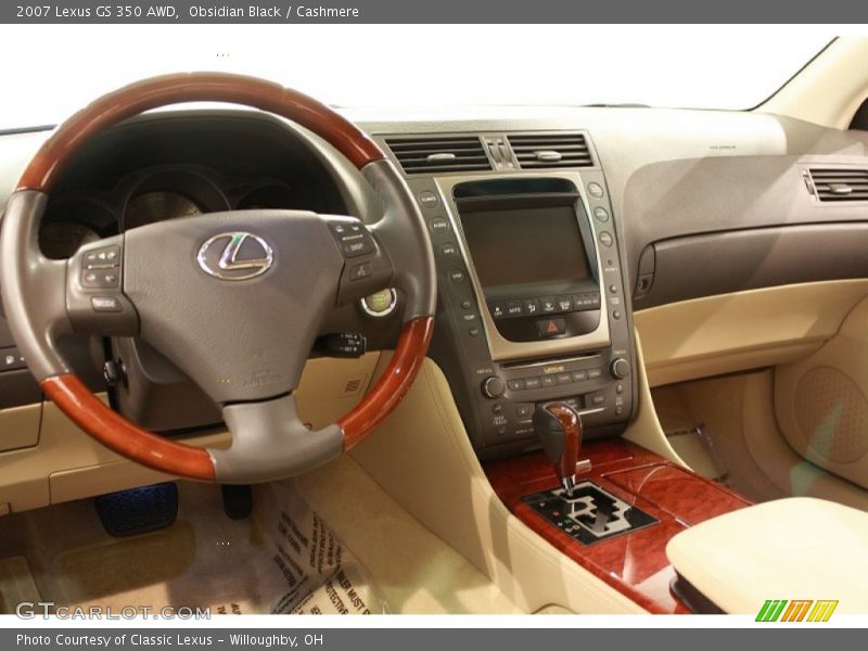 Obsidian Black / Cashmere 2007 Lexus GS 350 AWD