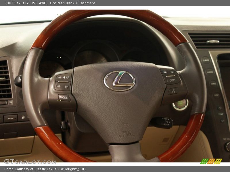 Obsidian Black / Cashmere 2007 Lexus GS 350 AWD