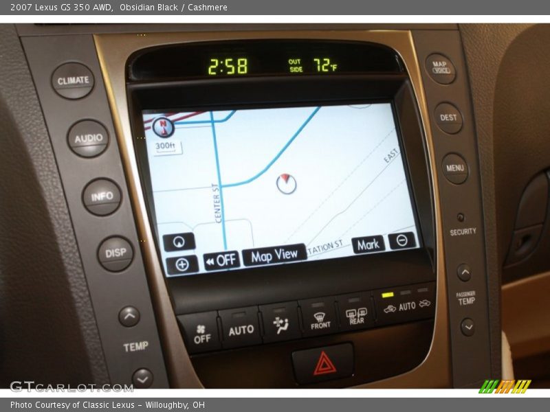 Obsidian Black / Cashmere 2007 Lexus GS 350 AWD