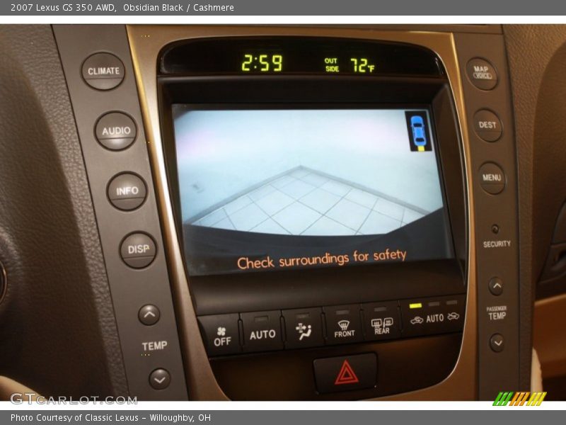 Obsidian Black / Cashmere 2007 Lexus GS 350 AWD