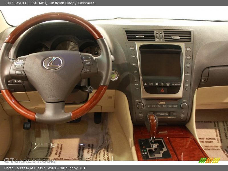 Obsidian Black / Cashmere 2007 Lexus GS 350 AWD