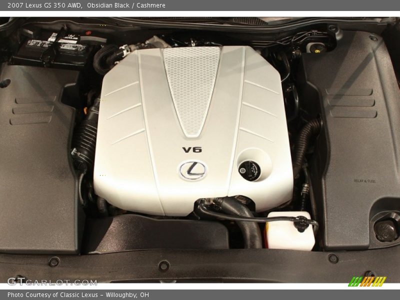 Obsidian Black / Cashmere 2007 Lexus GS 350 AWD