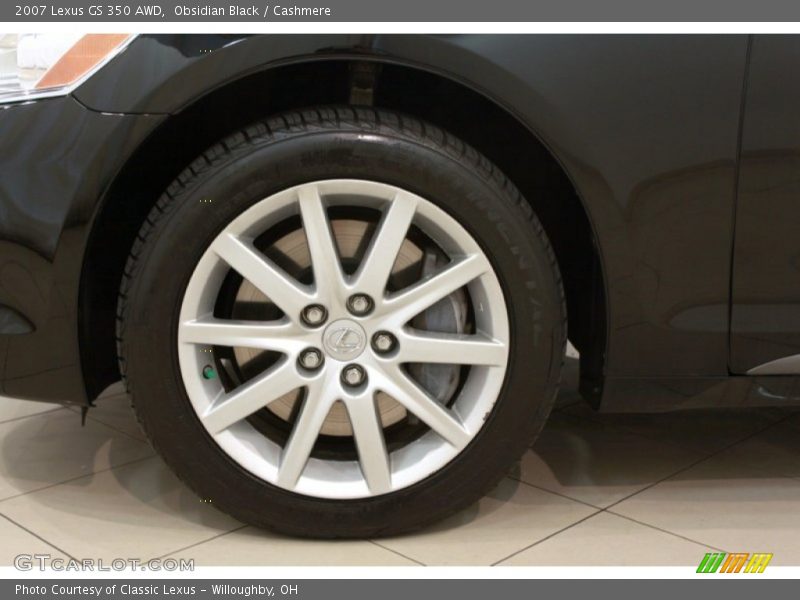 Obsidian Black / Cashmere 2007 Lexus GS 350 AWD