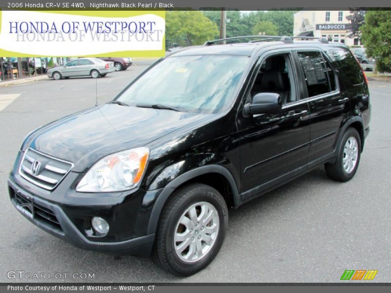 Nighthawk Black Pearl / Black 2006 Honda CR-V SE 4WD