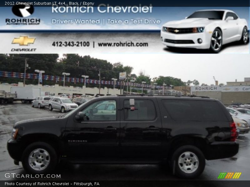 Black / Ebony 2012 Chevrolet Suburban LT 4x4