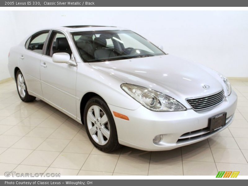 Classic Silver Metallic / Black 2005 Lexus ES 330