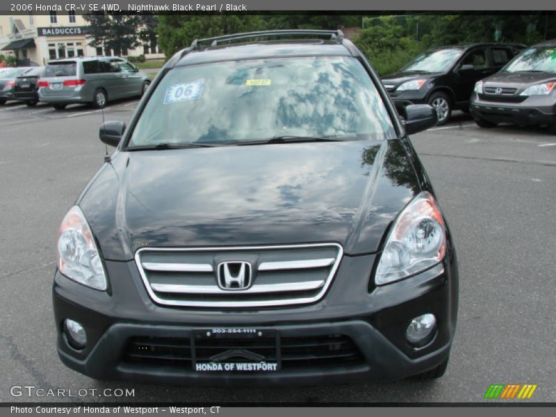 Nighthawk Black Pearl / Black 2006 Honda CR-V SE 4WD