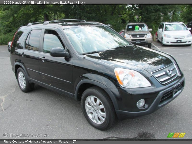 Nighthawk Black Pearl / Black 2006 Honda CR-V SE 4WD