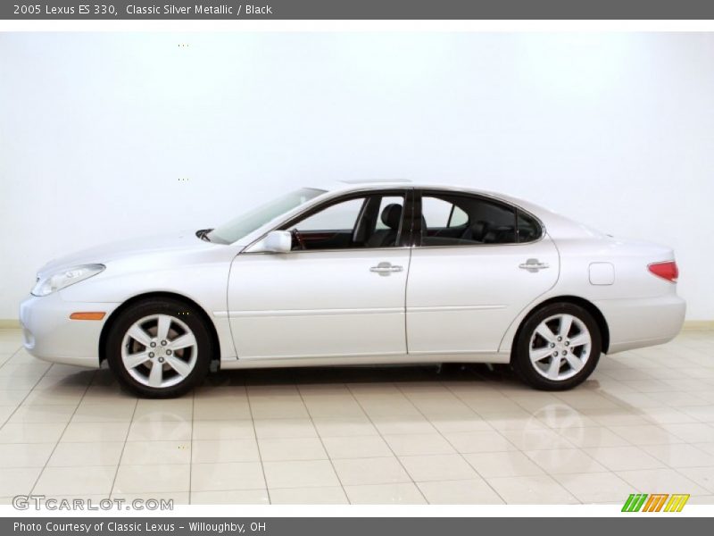 Classic Silver Metallic / Black 2005 Lexus ES 330