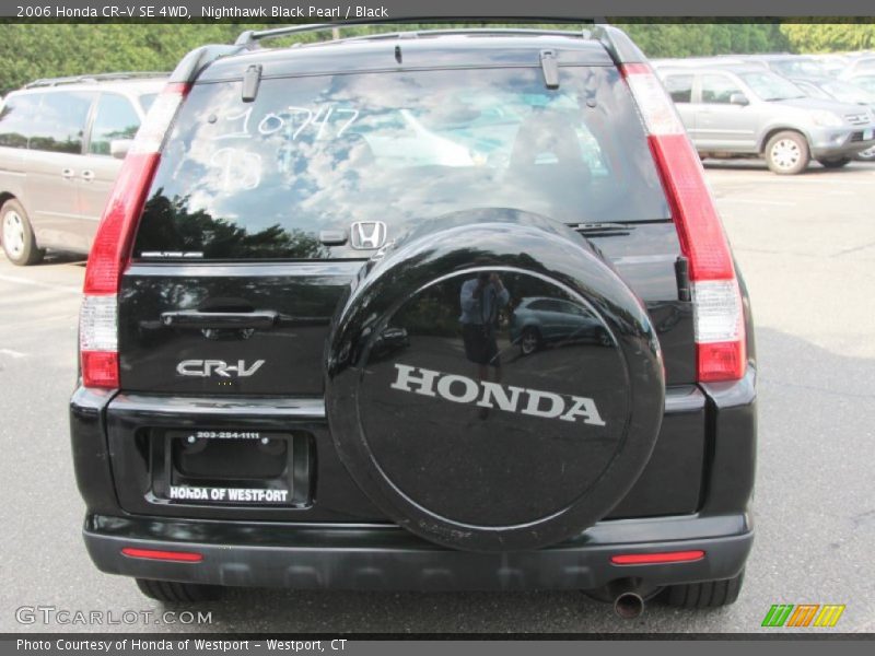 Nighthawk Black Pearl / Black 2006 Honda CR-V SE 4WD