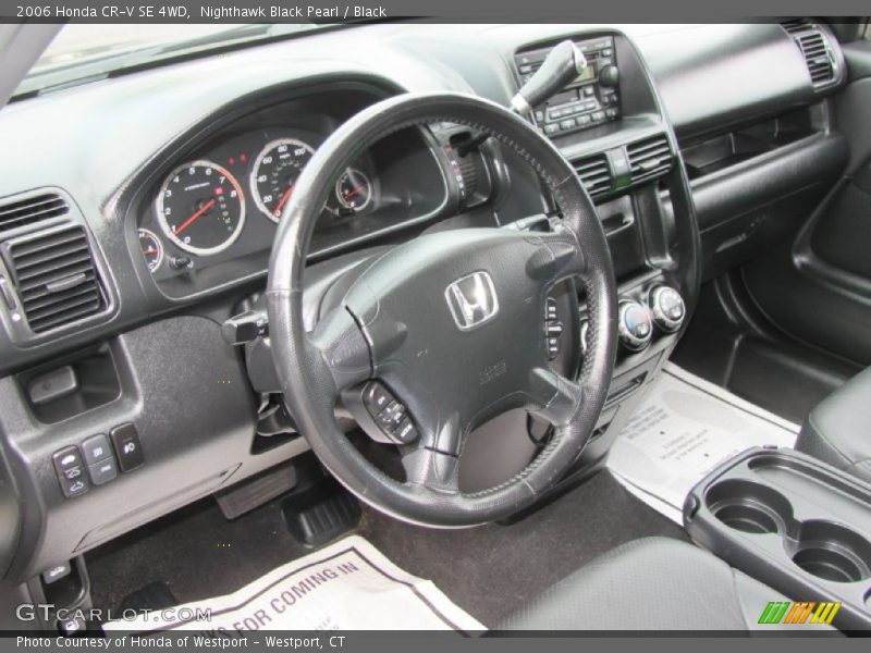 Nighthawk Black Pearl / Black 2006 Honda CR-V SE 4WD