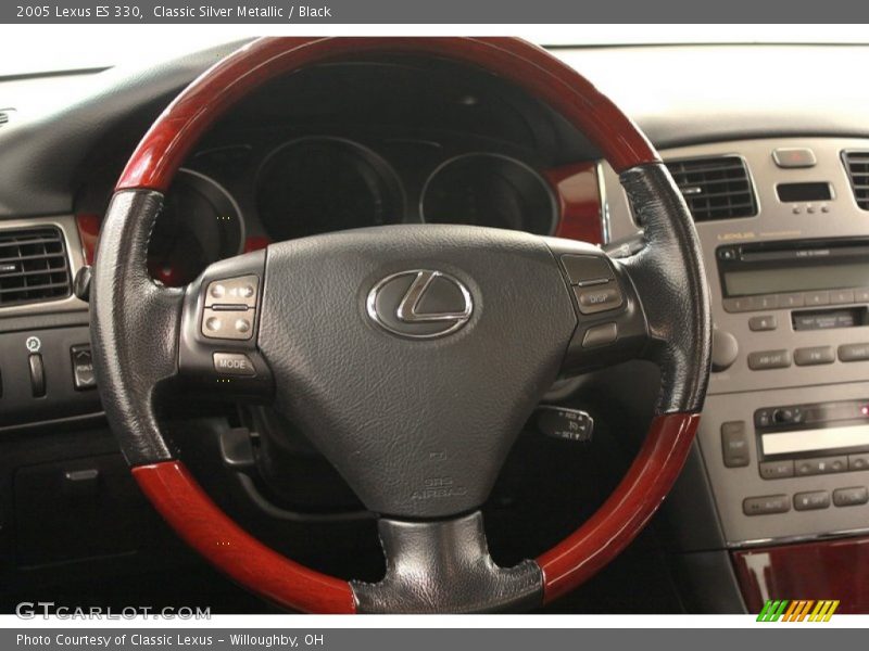 Classic Silver Metallic / Black 2005 Lexus ES 330