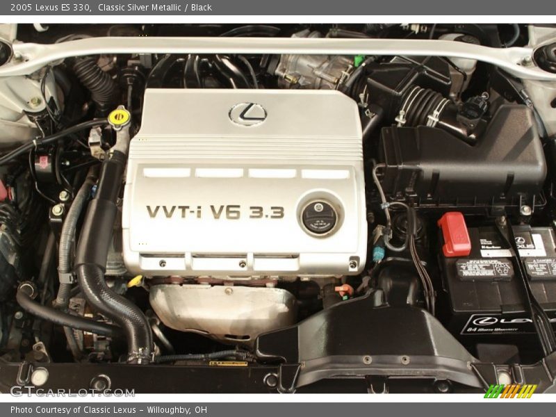 Classic Silver Metallic / Black 2005 Lexus ES 330