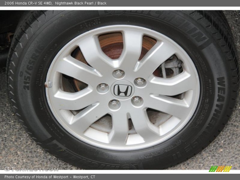 Nighthawk Black Pearl / Black 2006 Honda CR-V SE 4WD
