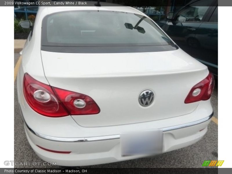 Candy White / Black 2009 Volkswagen CC Sport