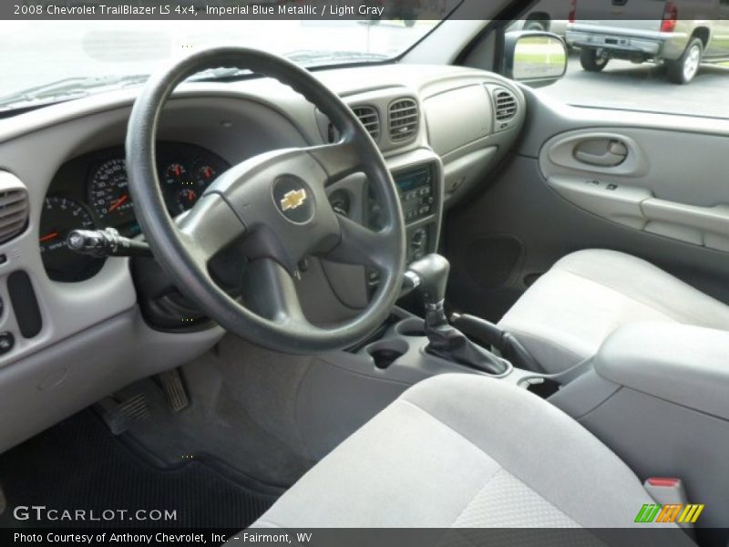 Imperial Blue Metallic / Light Gray 2008 Chevrolet TrailBlazer LS 4x4