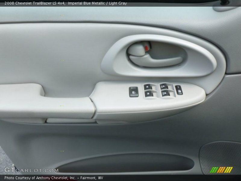 Imperial Blue Metallic / Light Gray 2008 Chevrolet TrailBlazer LS 4x4