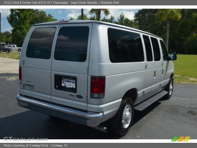 Ingot Silver Metallic / Medium Flint 2012 Ford E Series Van E350 XLT Passenger