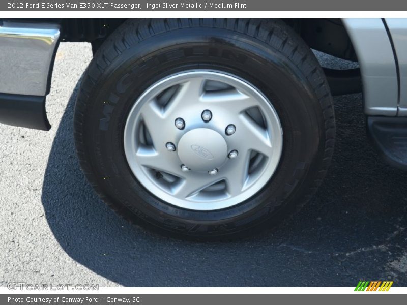 Ingot Silver Metallic / Medium Flint 2012 Ford E Series Van E350 XLT Passenger