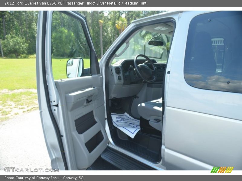 Ingot Silver Metallic / Medium Flint 2012 Ford E Series Van E350 XLT Passenger