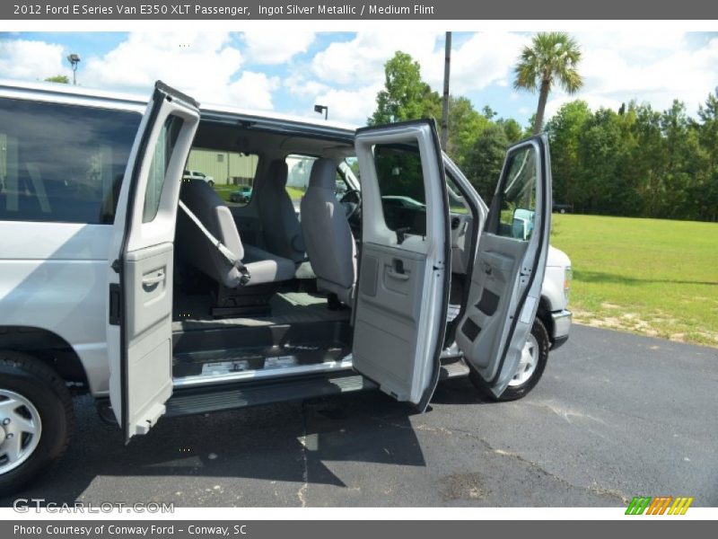 Ingot Silver Metallic / Medium Flint 2012 Ford E Series Van E350 XLT Passenger