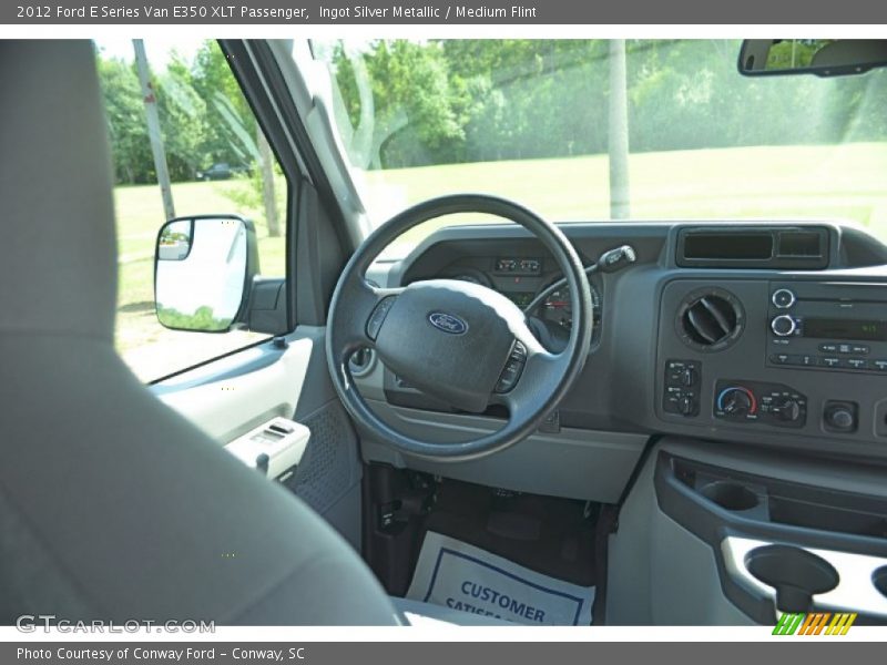 Dashboard of 2012 E Series Van E350 XLT Passenger