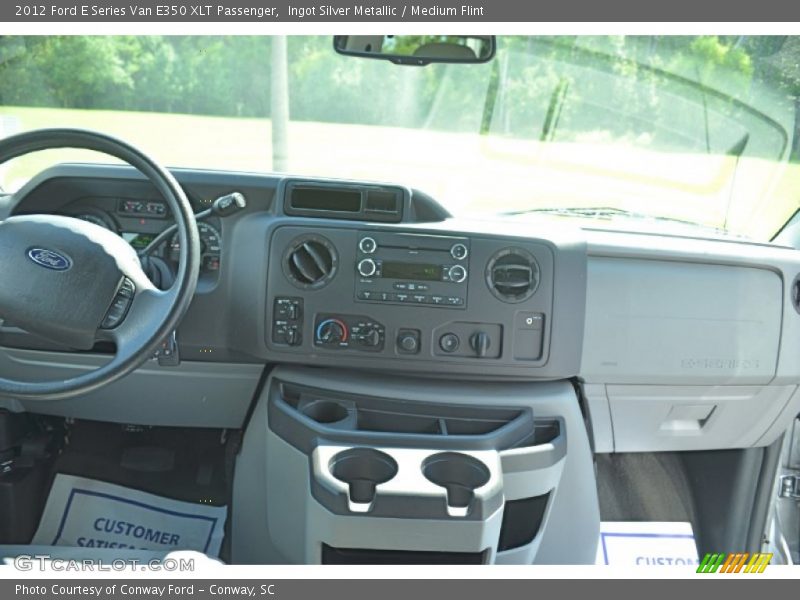 Dashboard of 2012 E Series Van E350 XLT Passenger