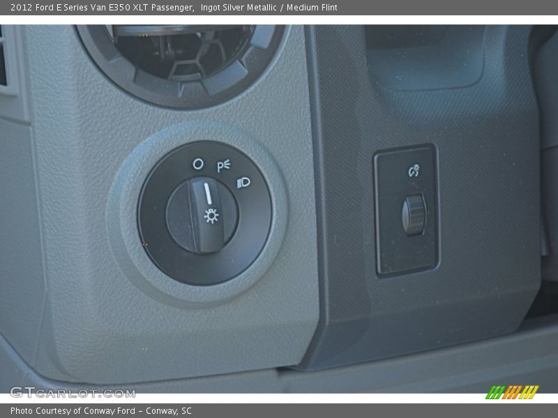Ingot Silver Metallic / Medium Flint 2012 Ford E Series Van E350 XLT Passenger