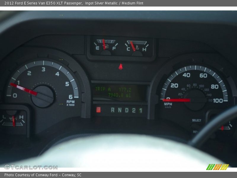  2012 E Series Van E350 XLT Passenger E350 XLT Passenger Gauges