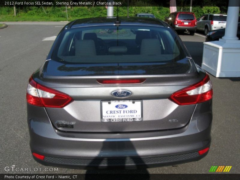 Sterling Grey Metallic / Charcoal Black 2012 Ford Focus SEL Sedan