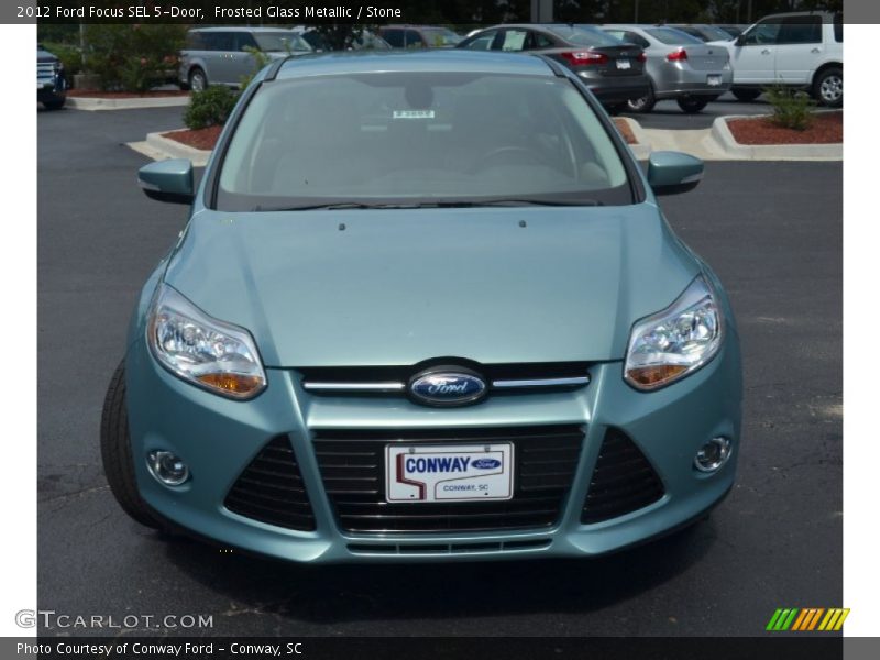 Frosted Glass Metallic / Stone 2012 Ford Focus SEL 5-Door