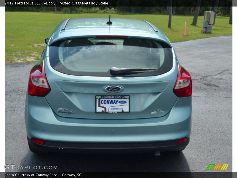 Frosted Glass Metallic / Stone 2012 Ford Focus SEL 5-Door