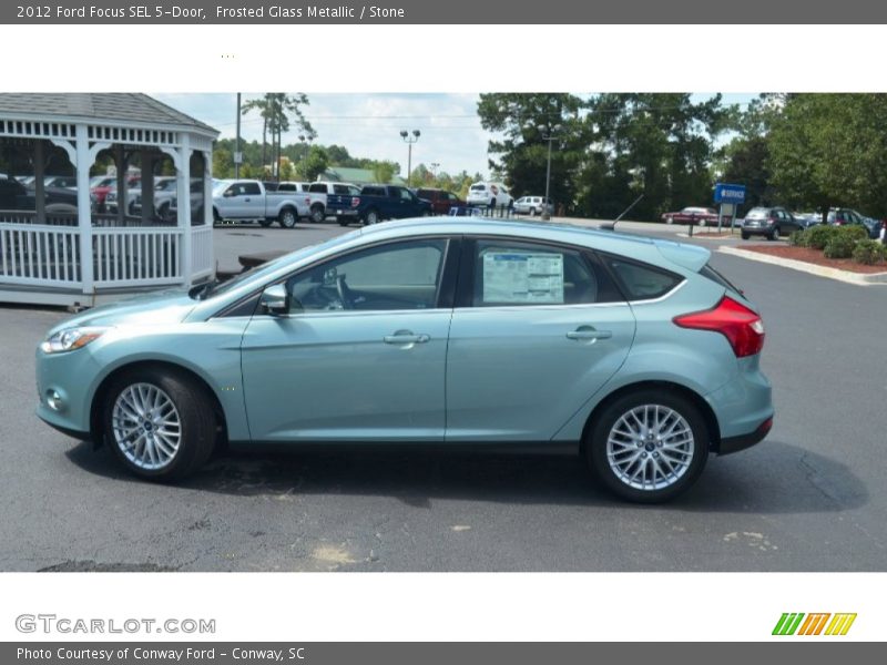 Frosted Glass Metallic / Stone 2012 Ford Focus SEL 5-Door