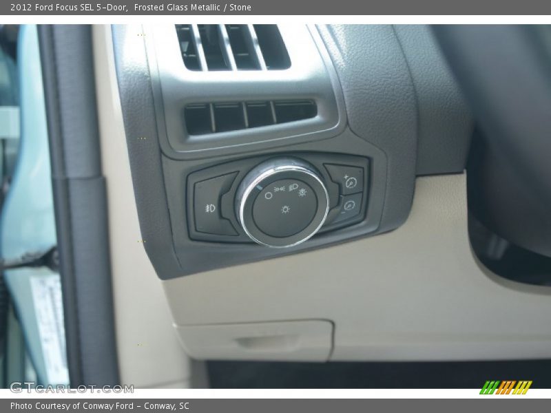 Frosted Glass Metallic / Stone 2012 Ford Focus SEL 5-Door