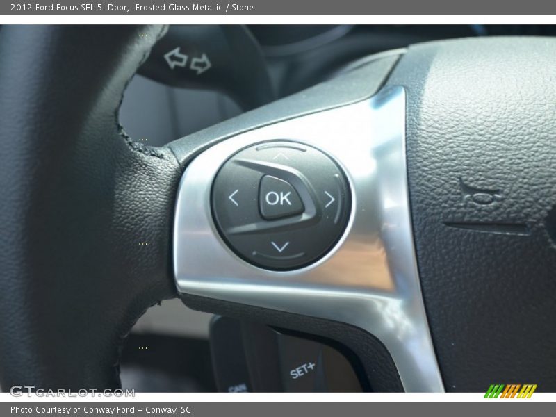 Frosted Glass Metallic / Stone 2012 Ford Focus SEL 5-Door